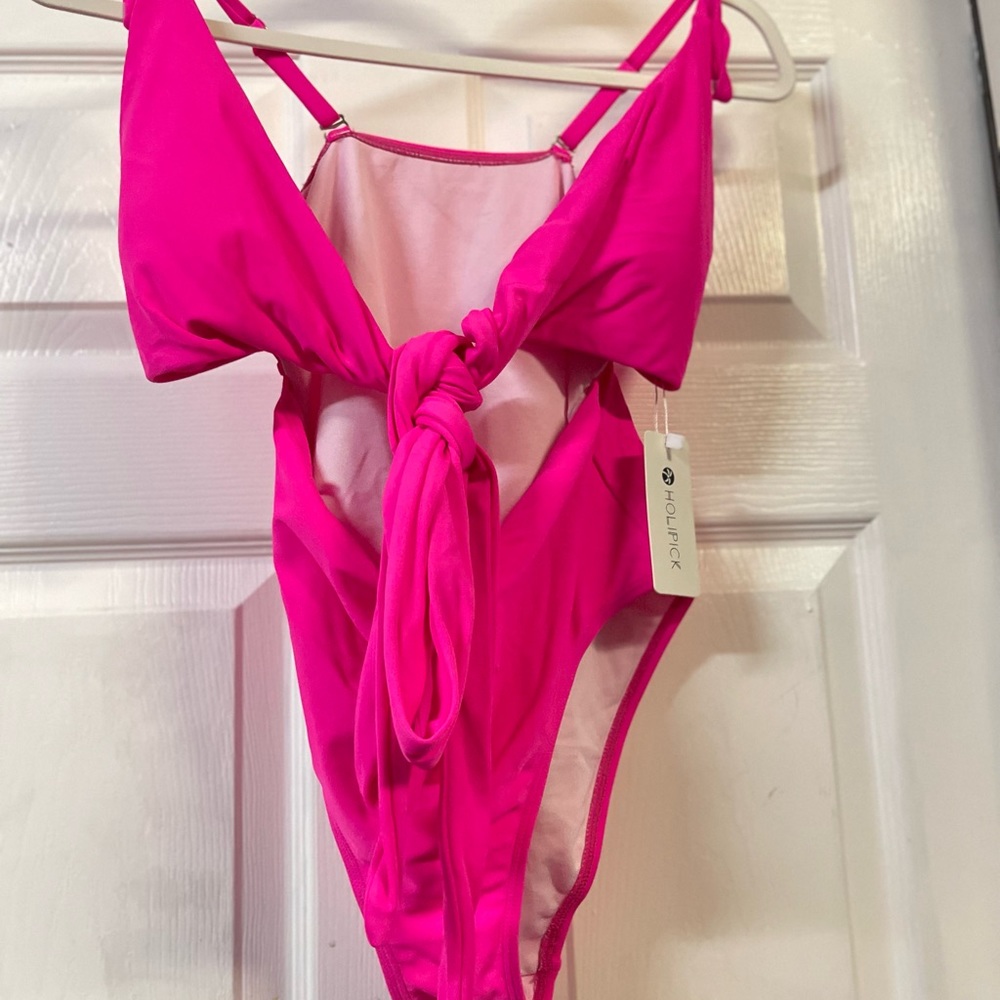 Hot pink, Thai front one piece new with tags